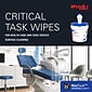 WypAll CriticalClean WetTask Wipers, Center-Pull, White, 140 Sheets/Roll, 6 Rolls/Case (06411)