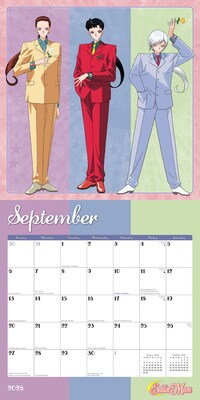 2026 BrownTrout Sailor Moon 12" x 12" Monthly Wall Calendar (9781645917205)