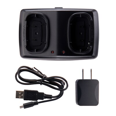 Cobra 2-Way Charging Dock with USB Charging Cable for Cobra PX650 and TrailBlazer 500 Radios, Black (CTWSP2DC01)
