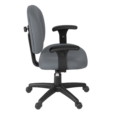 Regency Comfort Series Ergonomic Fabric Swivel Task Chair, Grey (105-AA-GY)