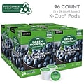 Green Mountain Wild Mountain Blueberry Coffee Keurig® K-Cup® Pods, Light Roast, 96/Carton (67832)