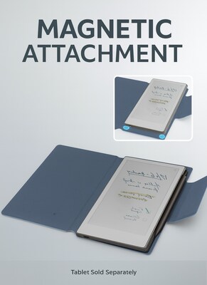 SaharaCase Venture Series 7.3" Slim Woven Folio Case for reMarkable Paper Pro Move, Blue (TB00507)