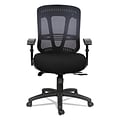 Alera® Eon Series Height Adjustable Arm Mesh Computer and Desk Chair, Black (ALEEN4217)