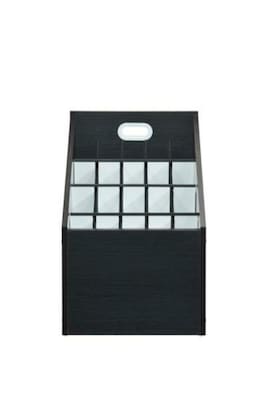 AdirOffice Vertical File Cabinet, 22.24H x 15.55W x 15.55D, Black (ADI627-WBLK)