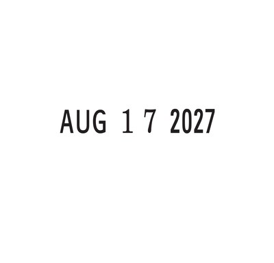 2000 Plus Easy Select Dater Stamp, Black Ink (011091)