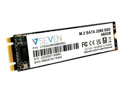 V7 480GB M.2 SATA/600 Internal Solid State Drive (V7SSD480GBM2SU)