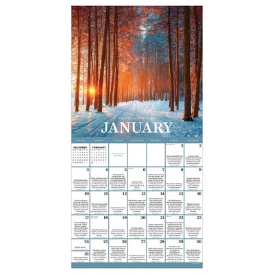 2027 TF Publishing Daily Verse 12 x 12 Monthly Wall Calendar (27-1007)