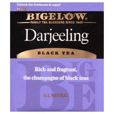 Bigelow Darjeeling Black Tea Bags, 28/Box (RCB003491)