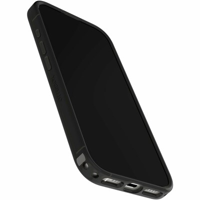 OtterBox Symmetry Series Clear MagSafe Case for iPhone 17, Shock Absorbing, Black Mist (77-98802)