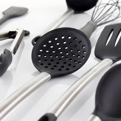 MegaChef Cooking Utensil Set, Gray, 14 Piece (937114355M)