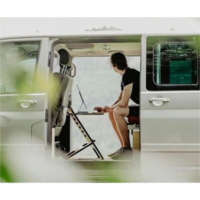 espresso Touch 15.6" FHD LCD 60Hz Portable Monitor, Built-In Speaker, Height Adjustable, Gray (900-00037)