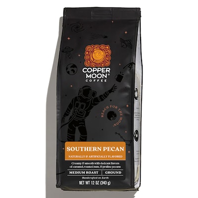 Copper Moon Southern Pecan Ground Coffee, Medium Roast, 12 oz. (210149)