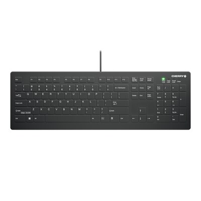 Cherry AK-C8112 Medical Wired Keyboard, Black (AK-C8112-US-B/US