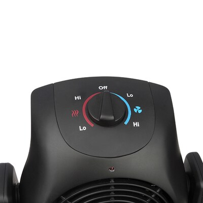 Techni Home Dual Comfort 2-in-1 Desk Fan, 2 Speed, Black (RTA-21H-FAN)
