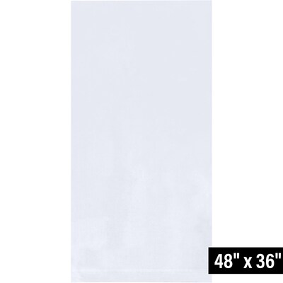 36 x 48 Layflat Poly Bag, 1 Mil, Clear, 250/Carton (PB2453)