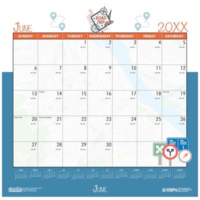 2027 House of Doolittle Seasonal Holiday 12" x 12" Monthly Wall Calendar (338-27)