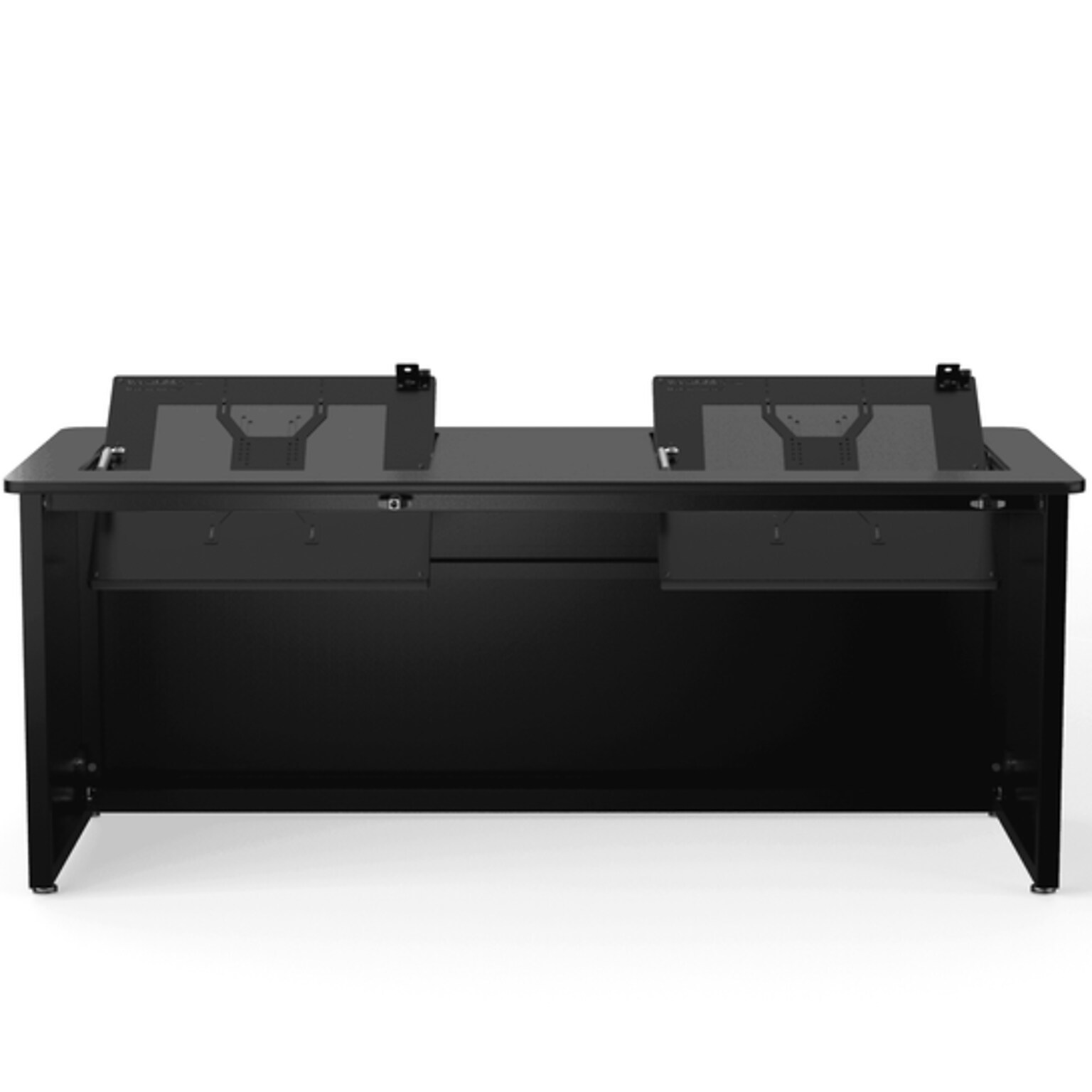 VersaDesk Enclosed Revolution 72W Computer Desk, Black (RSD7230-BB)