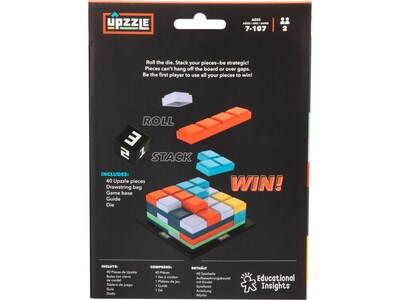 Educational Insights Upzzle Strategic Stacking Puzzle Game (2809)