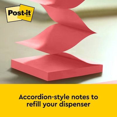 Post-it Pop-up Notes, 3" x 3", Poptimistic Collection, 100 Sheet/Pad, 6 Pads/Pack (R330-AN)