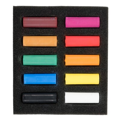 Rembrandt Soft Pastel Micro Sets, Assorted Colors, 10/Set (RBX31821000)