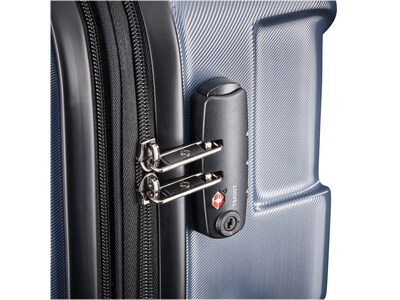 Samsonite Centric Polycarbonate 4-Wheel Spinner Luggage, Blue Slate (102689-1101)