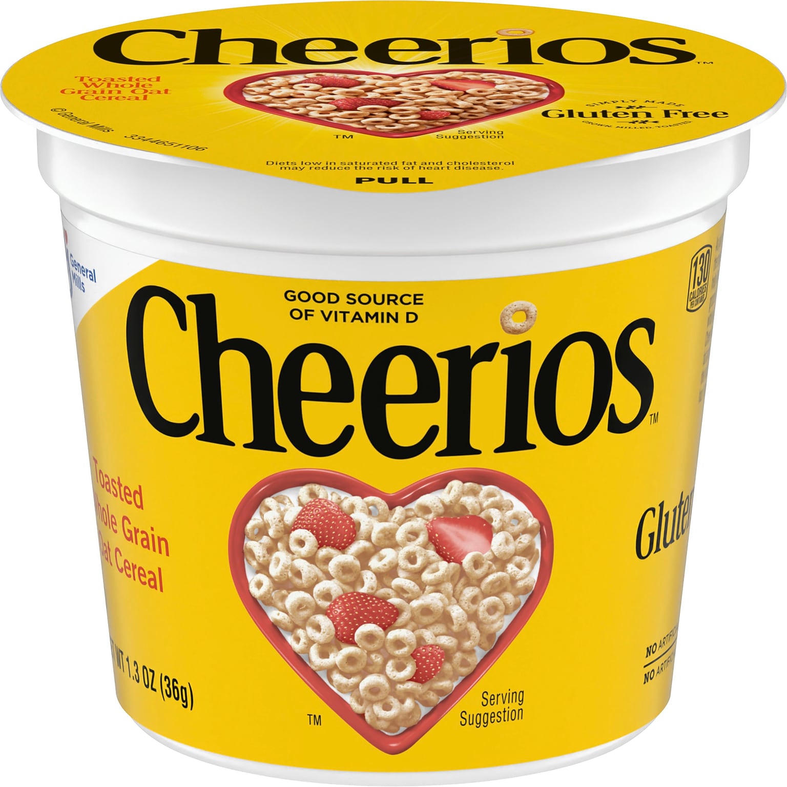 Cheerios Whole Grain Oat Cereal, 1.3 oz., 6/Box (GEM13896)
