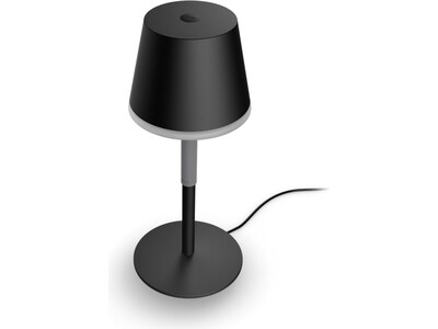 Philips Hue Go LED Portable Smart Table Lamp, Black/Dark Gray  (576454)
