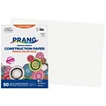 Prang 12 x 18 Construction Paper, White, 50 Sheets/Pack (P9207-0001)