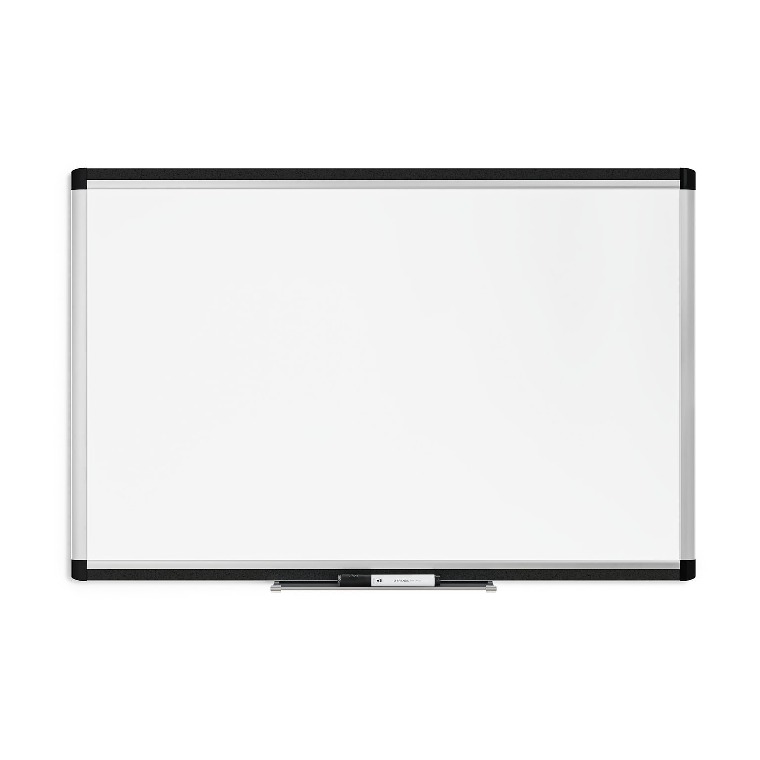 U Brands PINIT Steel Dry-Erase Whiteboard, Aluminum Frame, 3 x 2 (2805U00-01)
