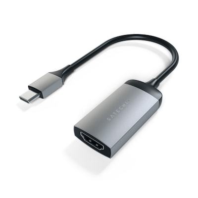 Satechi Aluminum Type-C to 4K 60Hz HDMI Adapter, Space Gray (ST-TC4KHAM)