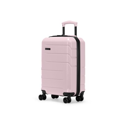 Swiss Mobility DXB Collection 3 Piece Hardside Spinner Luggage Set, Blush Pink (HLG6303SM-BLUSH)