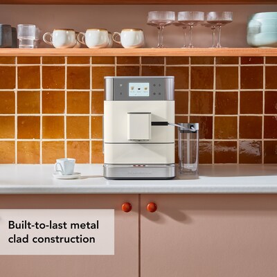 KitchenAid 2-Cups Pump/Automatic Espresso Machine, Porcelain White (KES8557PL)