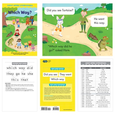 Creative Teaching Sight Word Storybooks Picture Book Set 3, 6 Books/Set (CTP23603)
