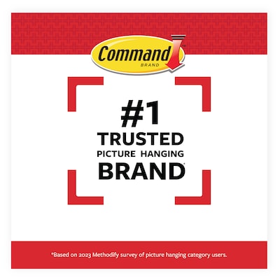 Command Extra Large Hanging Strips, 20 lb., Black, 16/Pack (17217BLK-16NA)