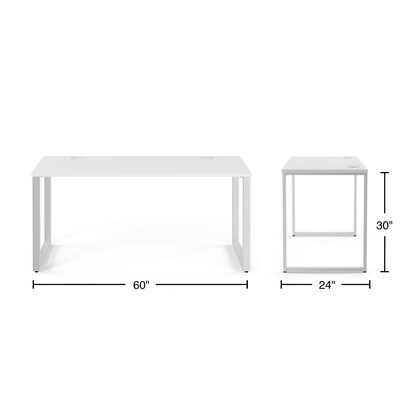 Workplace2.0™ 60" Writing Desk, White (UN57471)