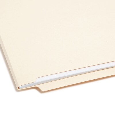 Smead End Tab Classification Folders, Shelf-Master Reinforced Straight-Cut Tab, Letter Size, Manila, 50/Box (34115)