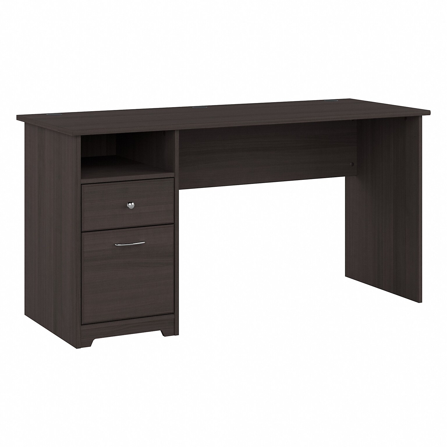 Bush Furniture Cabot 60W Computer Desk with Drawers, Heather Gray (WC31760)