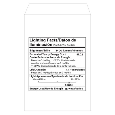 Viribright 16 Watts Daylight LED Flood & Spot Bulb, 8/Box (654656-8)