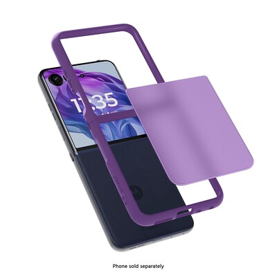 SaharaCase Venture Series Phone Case for Motorola Razr+, Shock Absorbing, Purple Orchid (CP00848)