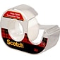 Scotch® Transparent Tape, w/Built in Refillable Dispenser, 1/2" x 12.5 yds., 1 Roll (144)