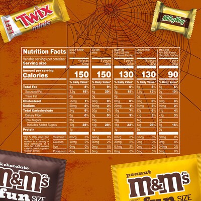 Mars Mixed Chocolate Variety Halloween Bundle, 66.32 oz., 155 Pieces, 2/Pack (600-04106)