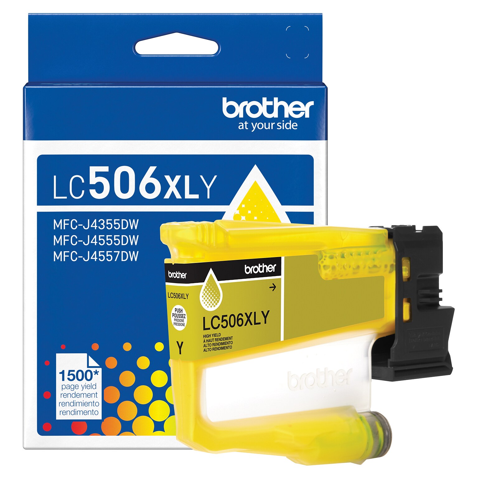 Brother LC506XL Yellow High Yield Ink Cartridge (LC506XLYS)
