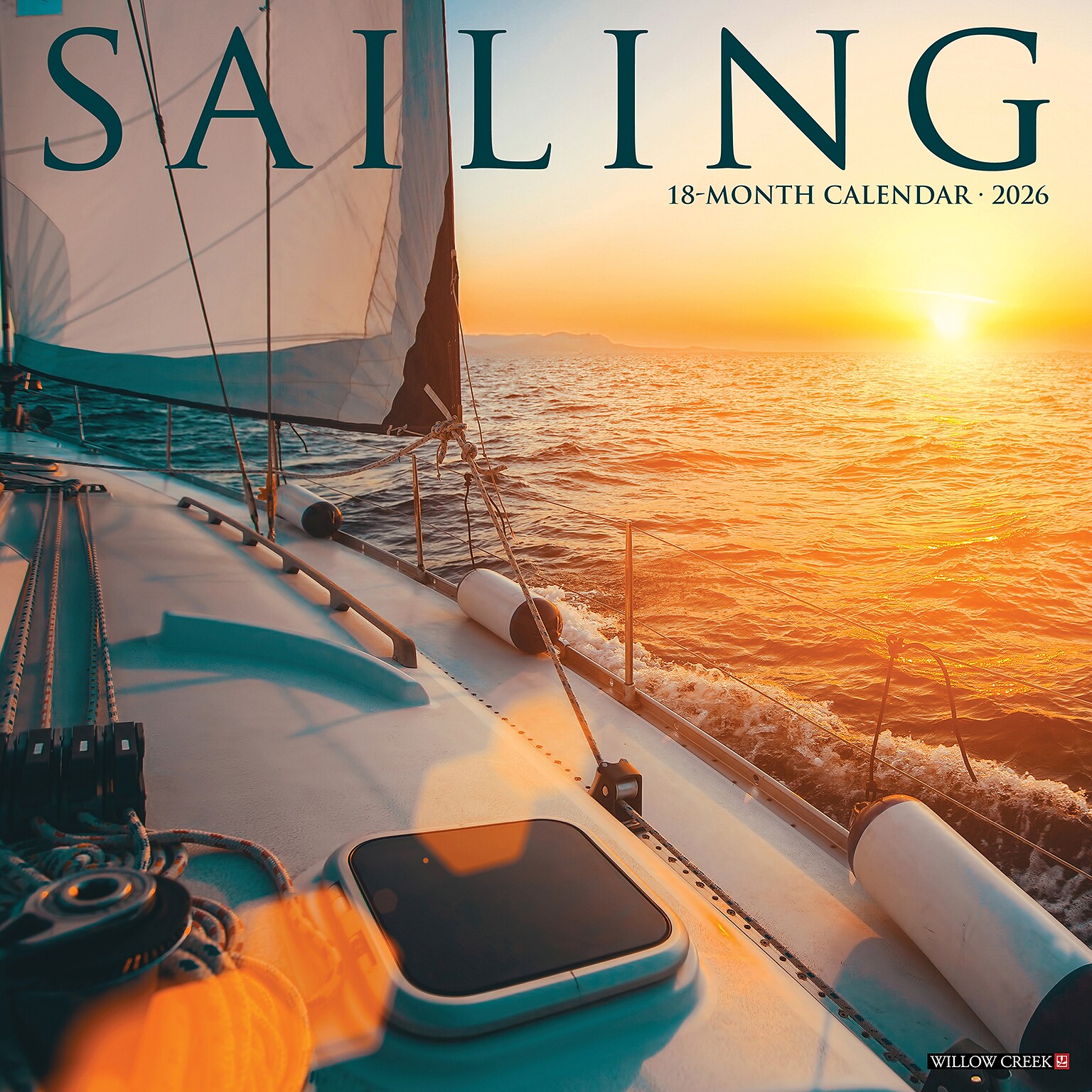 2026 Willow Creek Sailing 12 x 12 Monthly Wall Calendar (52631)