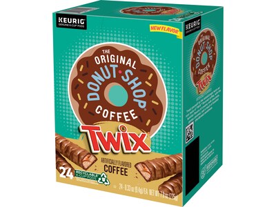 The Original Donut Shop Twix Coffee Keurig® K-Cup® Pods, Medium Roast, 24/Box (5000368824)