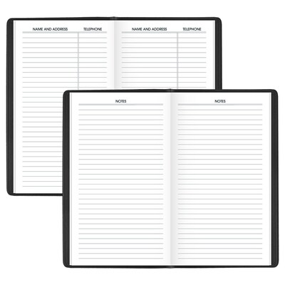 2027 AT-A-GLANCE 3.5" x 6" Monthly Planner, Faux Leather Cover, Black (70-024-05-27)