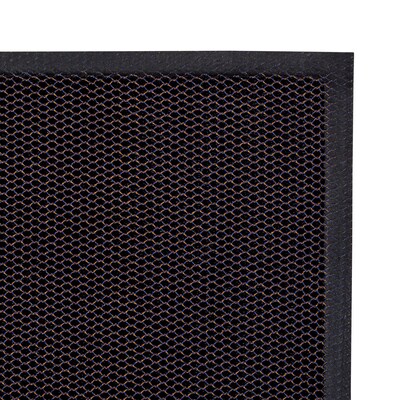 Floortex Doortex Meshmat Indoor Entrance Mat, 24 x 16, Metallic Blue & Orange (NREMFLYV0017)