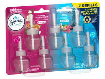 Glade PlugIns Scented Oil Refills, Hawaiian Breeze - 3 pack, 0.67 fl oz refills