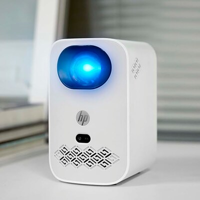 HP CC360 Full HD Smart Projector, White
