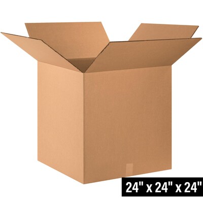 24 x 24 x 24 Heavy Duty Shipping Boxes, 10/Bundle (HD2424DW)