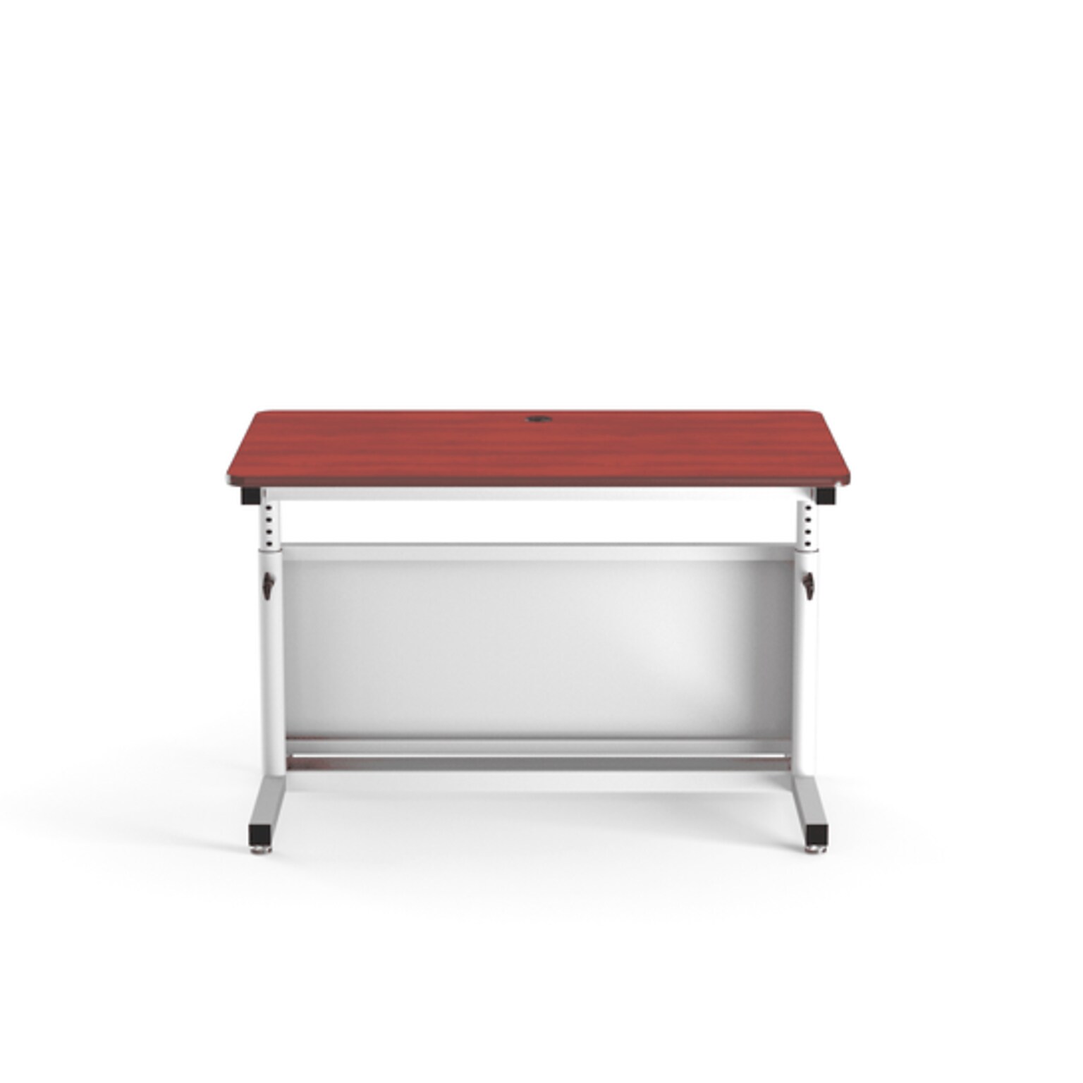 VersaDesk Deluxe 48W Manual Adjustable Standing Computer Table, Cherry/White (CTL4830-WC)